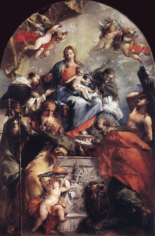 GUARDI, Gianantonio Madonna and Child with Saints kh